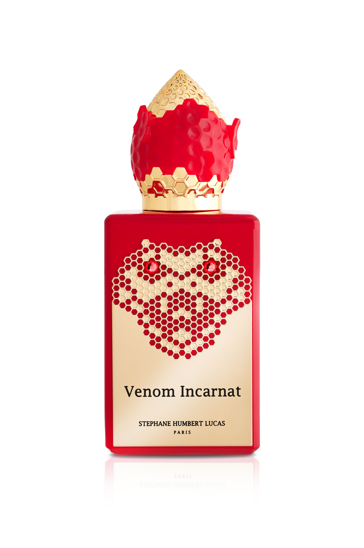 Flacon 50 ml de Venom Incarnat, eau de parfum fruitée gourmande et cuirée de Stéphane Humbert Lucas, parfumerie Rivora à Nancy