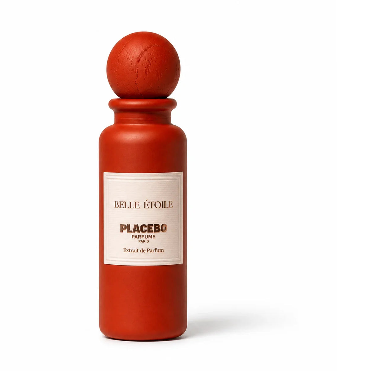 Flacon de Belle Étoile, extrait de parfum ambré épicé boisé de Placebo Parfums, parfumerie Rivora à Nancy