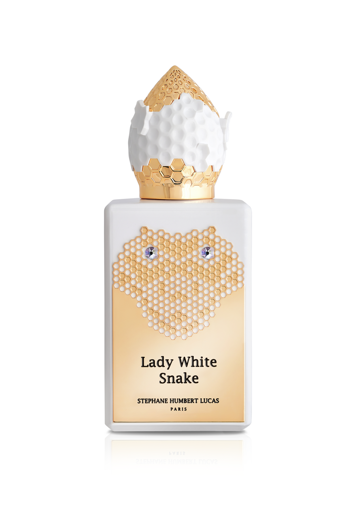 Flacon 50 ml de Lady White Snake, eau de parfum florale blanche et ambrée de Stéphane Humbert Lucas, parfumerie Rivora à Nancy