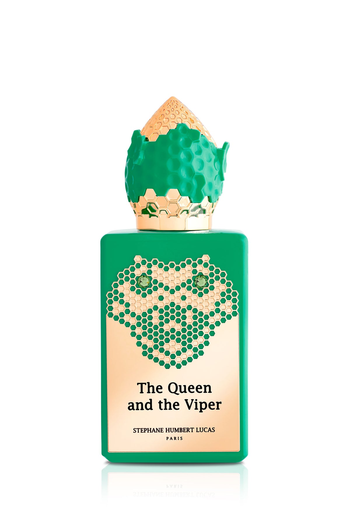 Flacon 50 ml de The Queen and the Viper, eau de parfum boisée orientale et ambrée de Stéphane Humbert Lucas, parfumerie Rivora à Nancy