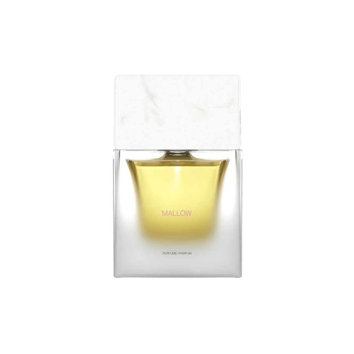 Flacon 50 ml de Mallow, extrait de parfum gourmand floral et poudré de Sora Dora, parfumerie Rivora à Nancy
