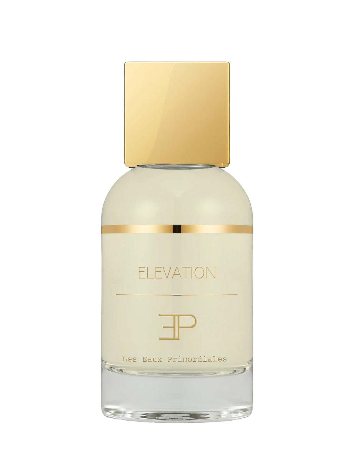 Flacon 50 ml d'Elevation, eau de parfum boisée gourmande de Les Eaux Primordiales, parfumerie Rivora à Nancy