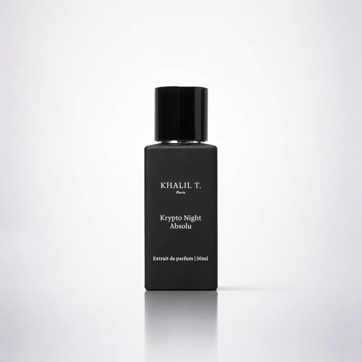 Flacon 50 ml de Krypto Night Absolu, extrait de parfum hespéridé floral et ambré de Khalil T., parfumerie Rivora à Nancy