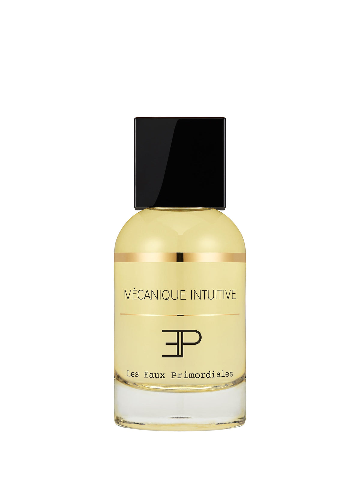 Flacon 50 ml de Mécanique Intuitive, eau de parfum cuirée boisée de Les Eaux Primordiales, parfumerie Rivora à Nancy