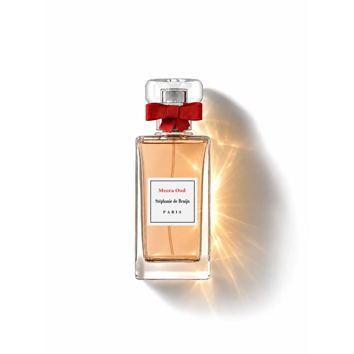 Flacon 100 ml de Mecca Oud, extrait de parfum oriental boisé et cuiré à l'oud du Laos de Stéphanie de Bruijn, parfumerie Rivora à Nancy