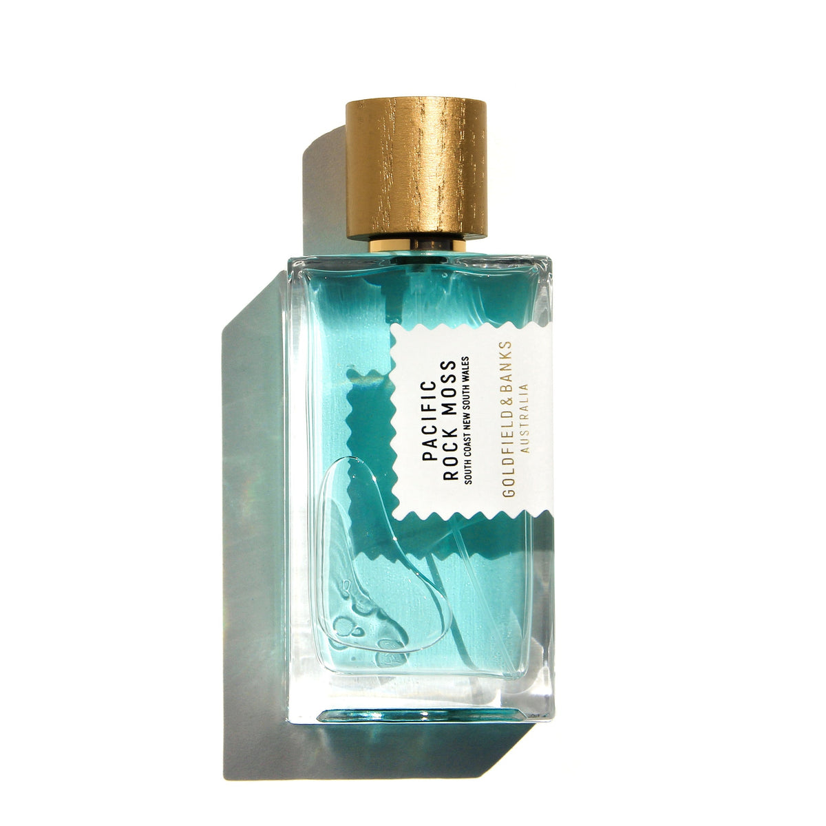 Flacon 100 ml de Pacific Rock Moss, eau de parfum aromatique marine et boisée de Goldfield & Banks, parfumerie Rivora à Nancy