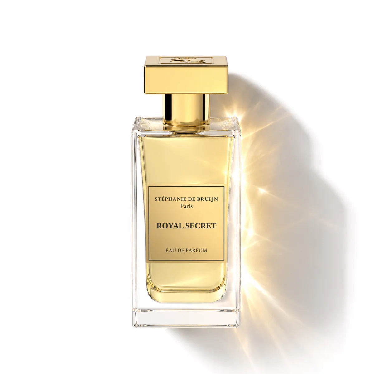 Flacon 100 ml de Royal Secret, eau de parfum orientale florale et ambrée de Stéphanie de Bruijn, parfumerie Rivora à Nancy
